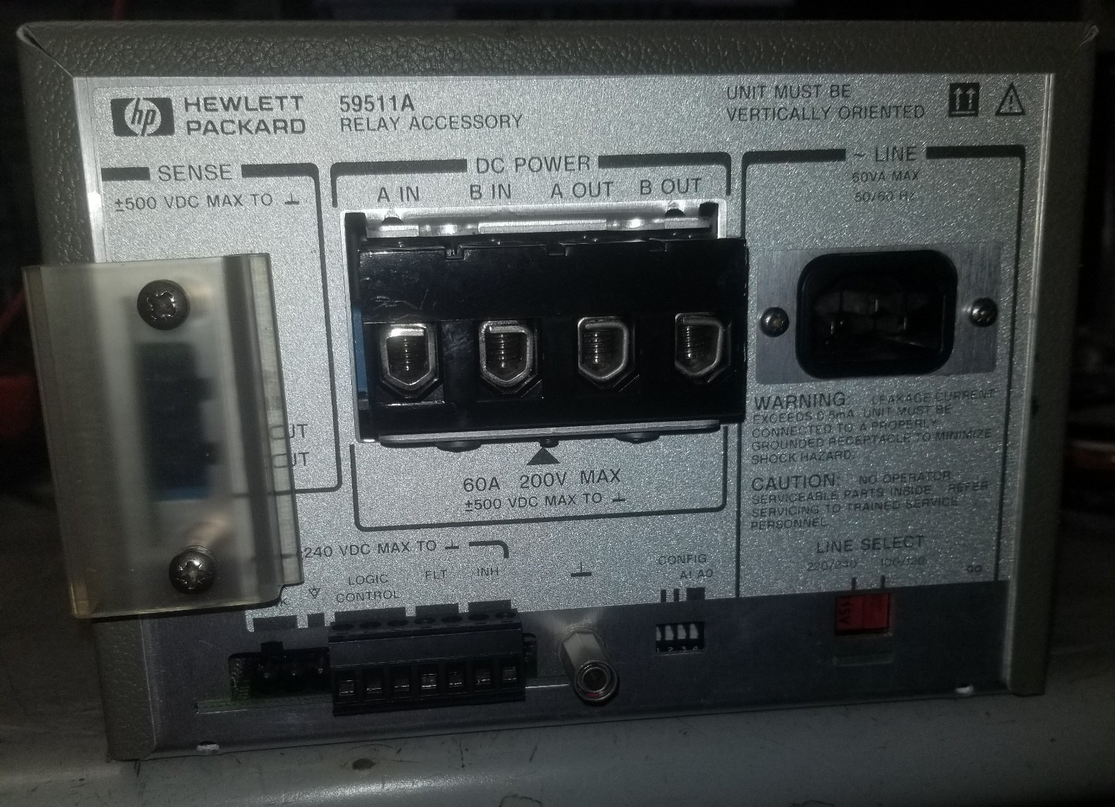 HP 59511A Relay for HP 603xA Output Polarity switch & Load disconnect TESTED!