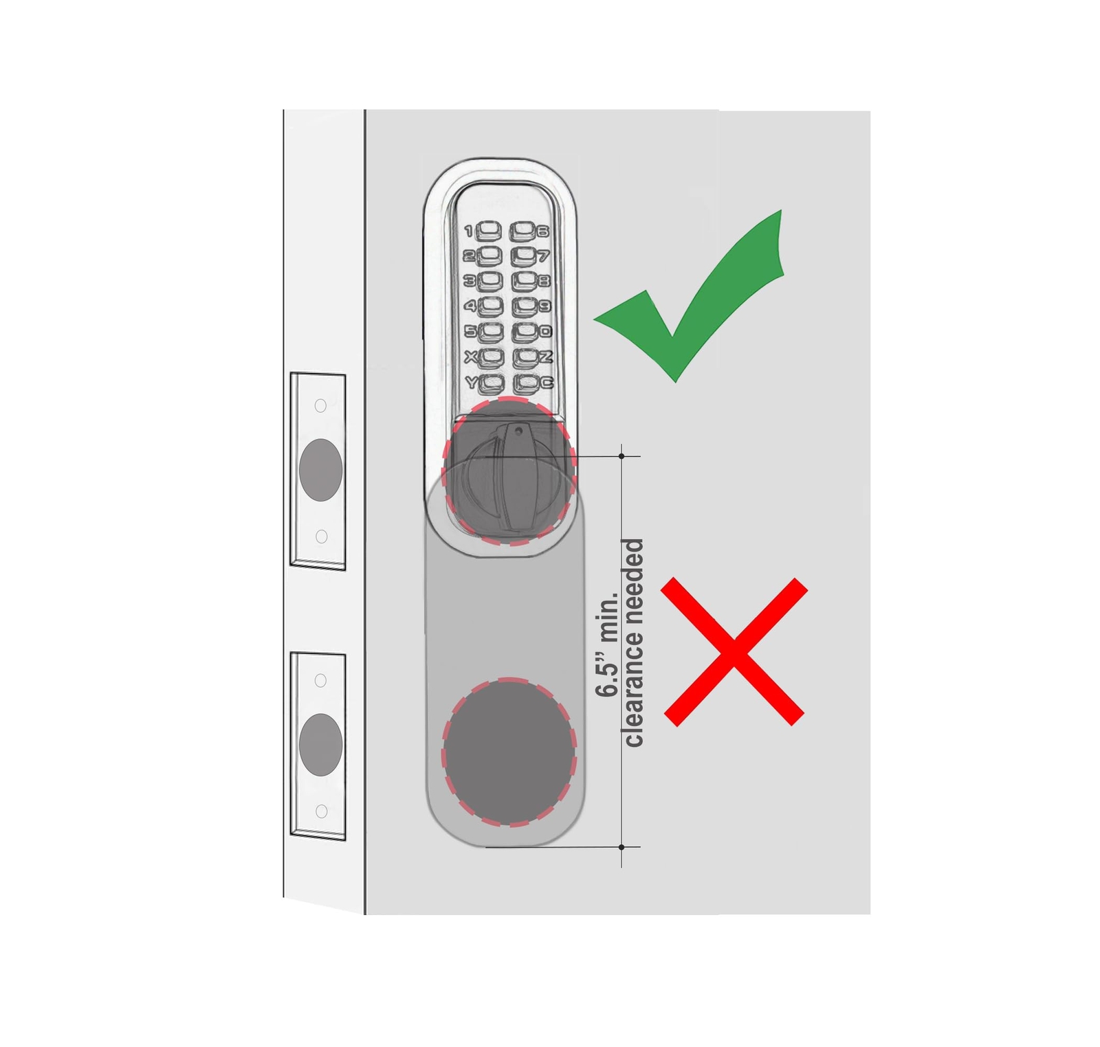JOUNJIP Deadbolt Keyless Entry Door Lock � Code NOT Required to Lock � 100% M...