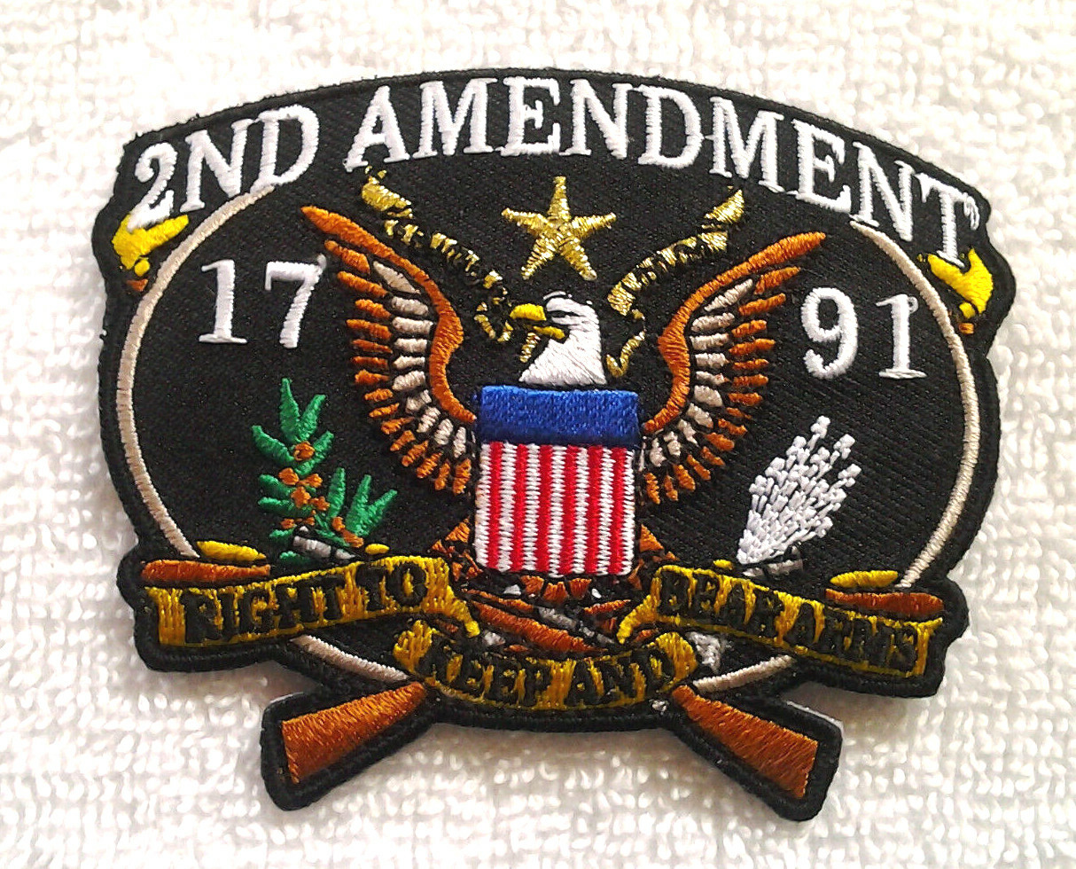 2ND AMENDMENT 1791 (3-1/2") Pro Gun Biker Patch PM3151 EE