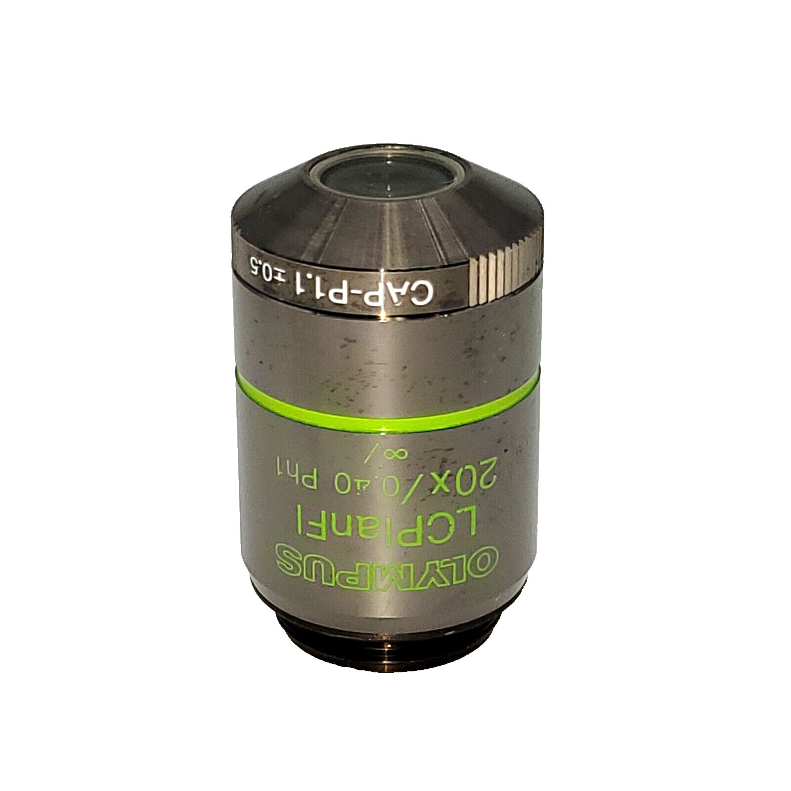 Olympus Microscope Objective LCPlanFl 20x Ph1 Phase Contrast with CAP-P1.1