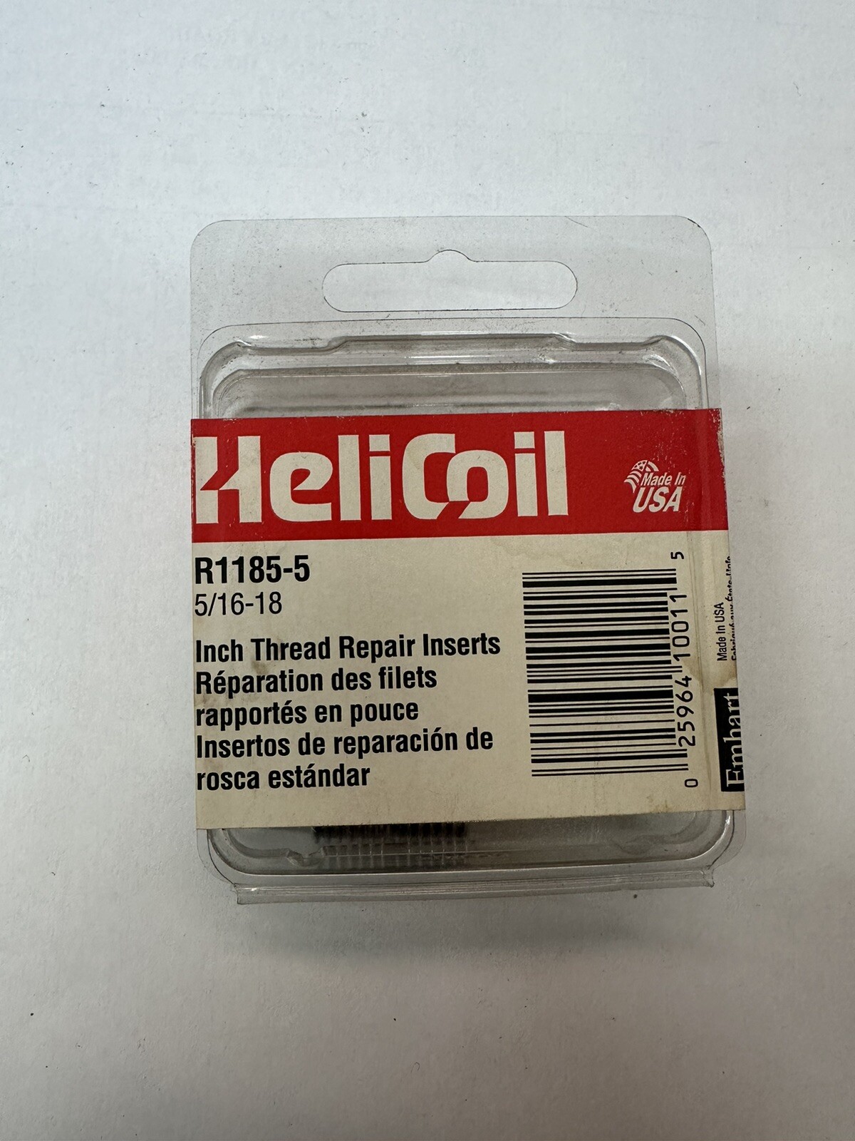 HeliCoil R1185-5 (5/16-18) Inch Thread Repair Inserts 12pk - Made In USA