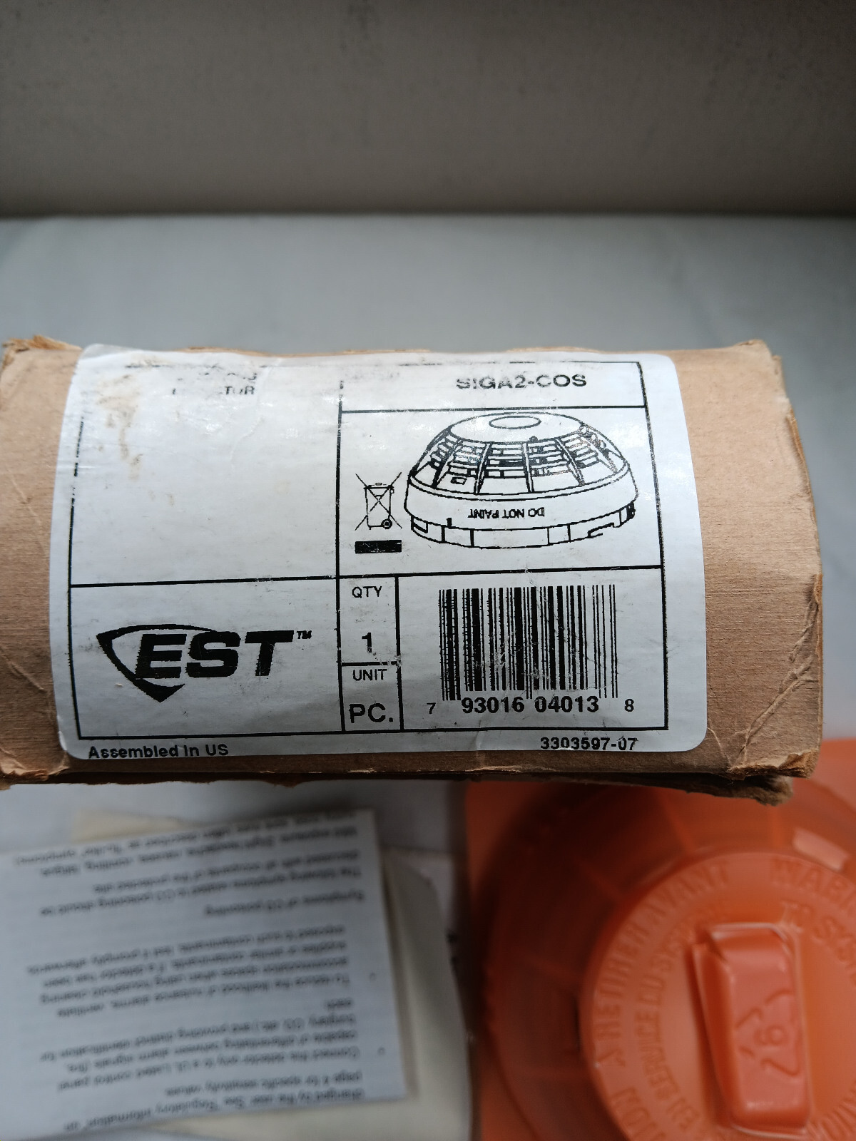 EDWARDS SIGA2-COS Carbon Manoxide Detector