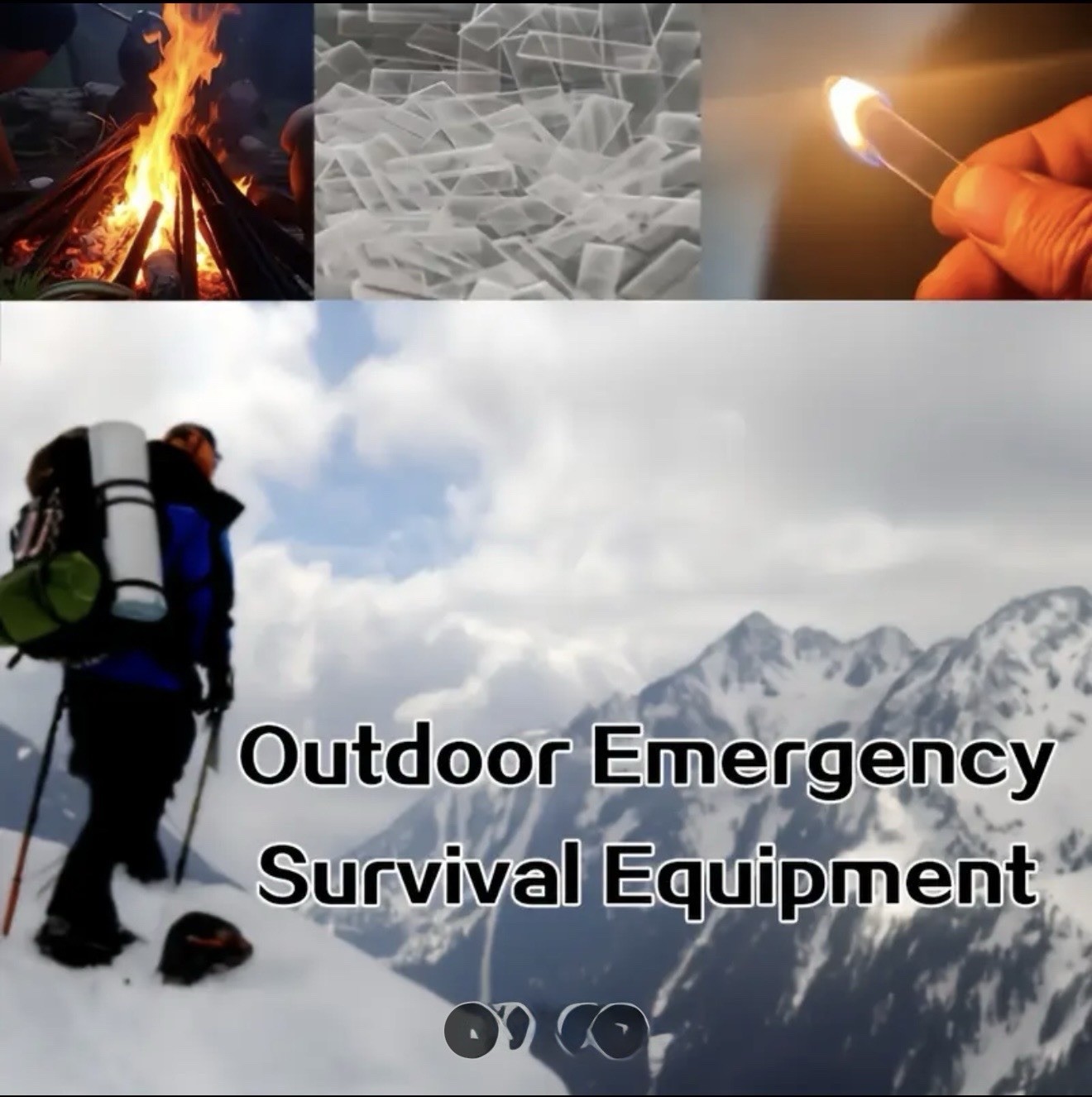 50 Piece Windproof Fast Campfire Ignition