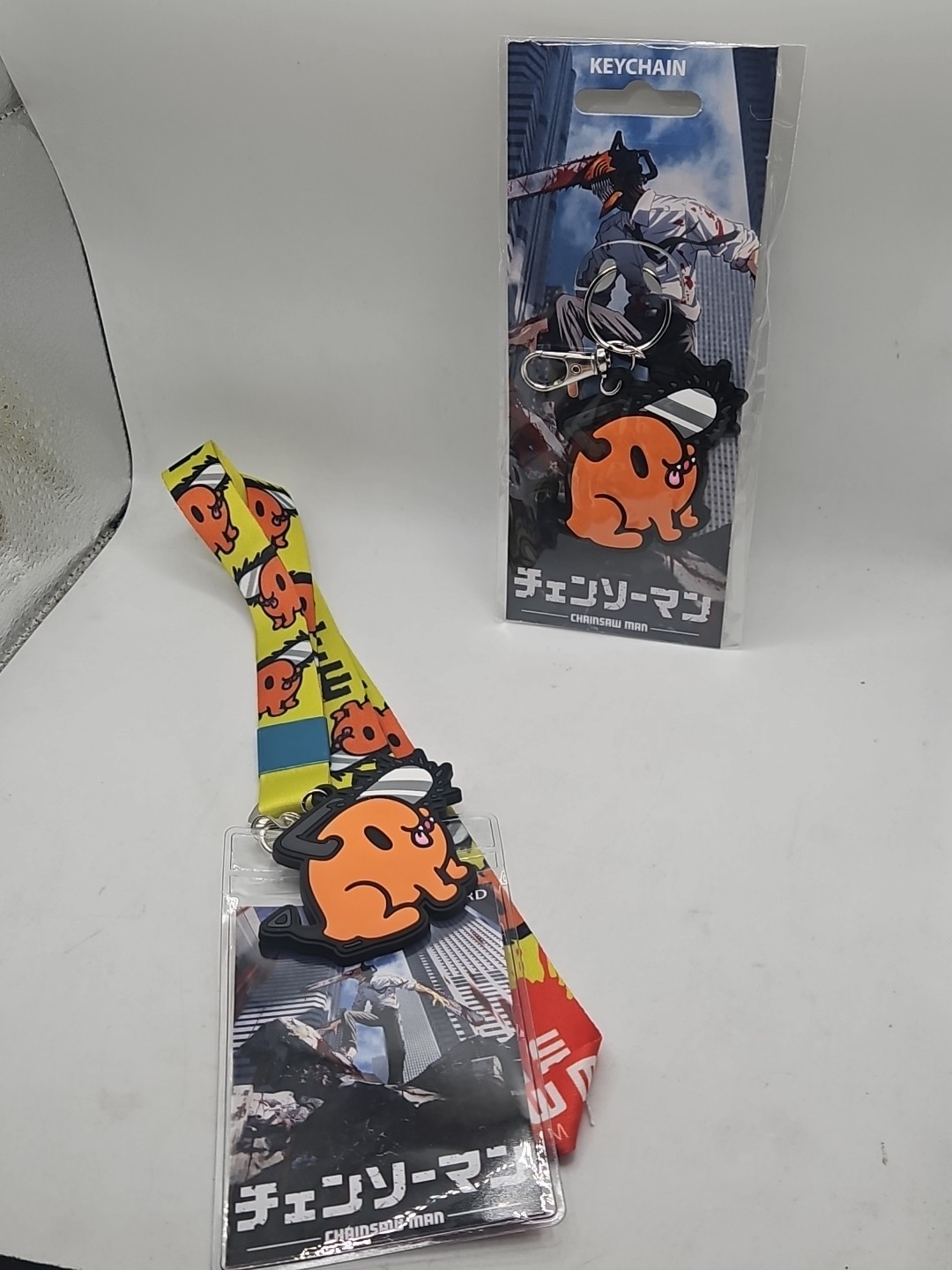 Chainsaw Man Pochita PVC Keychain & Lanyard Anime Lot