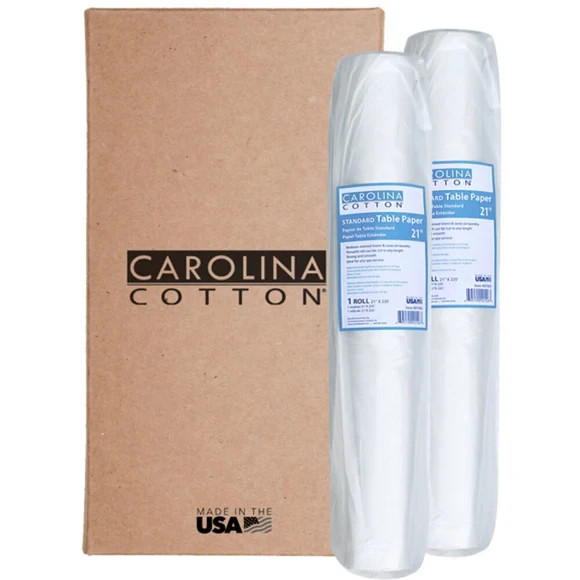 Carolina Table Paper - 21" x 225' per Roll / Case of 12 Rolls | 407493 (12)