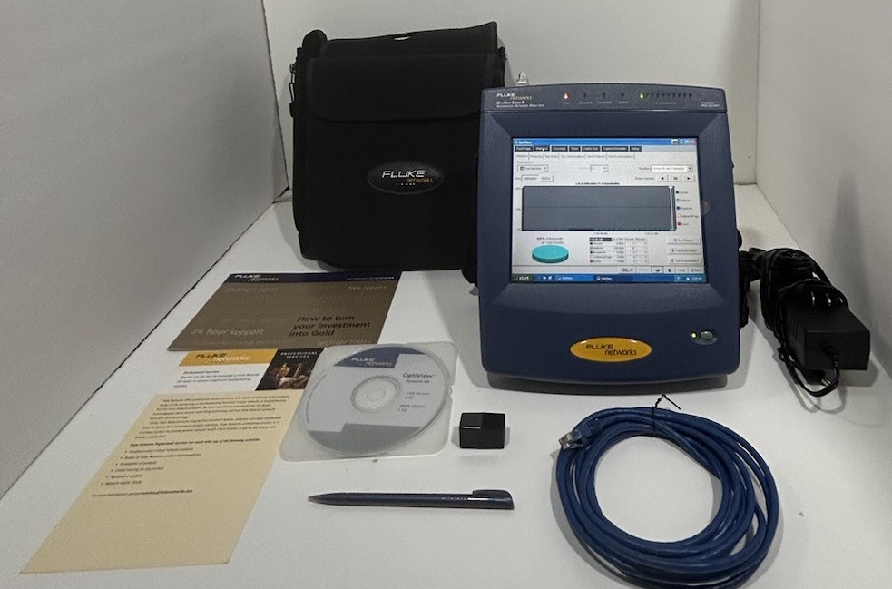 Fluke Network Optiview Series II Integrated Network Analyzer Very Good Condition