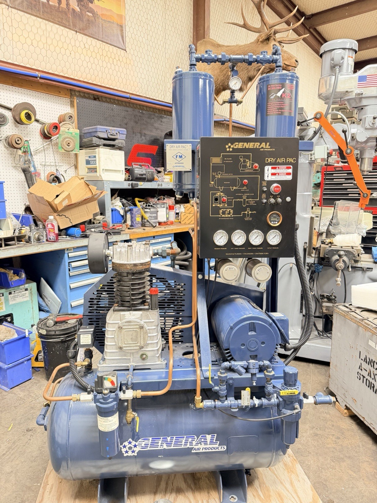 General Air DAP2000 Dry Air Pac  Compressor/Dryer Package - Dry Pipe Sprinkler