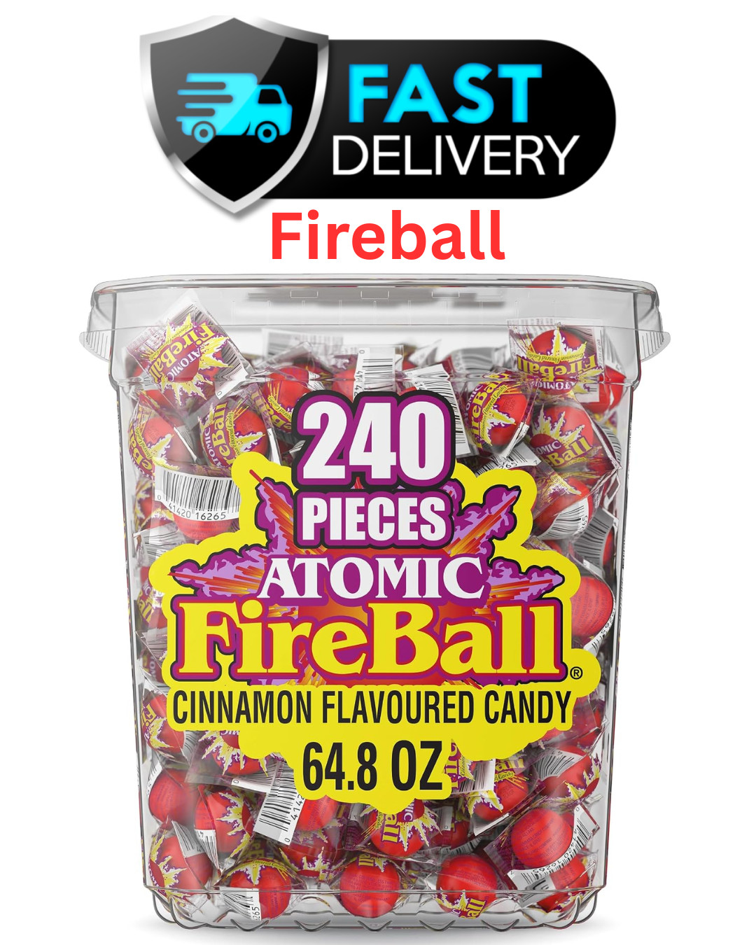 BIG SALE Atomic Fireballs Candy, 4.05 Pound Bulk Bag