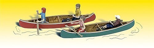 Woodland Canoers - N Scale Model Railroad Figure - #a2200