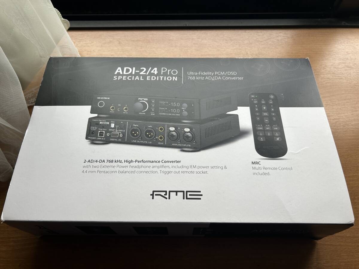RME ADI-2/4 Pro SE Audio Interface DAC Headphone Amp Japan