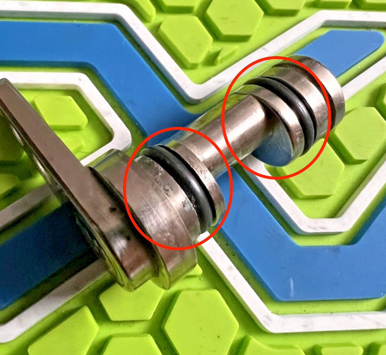 NEW HYBRID IDEAL PAINTBALL DOVETAIL ON/OFF ASA LEVER ORINGS (2)  - O-RING