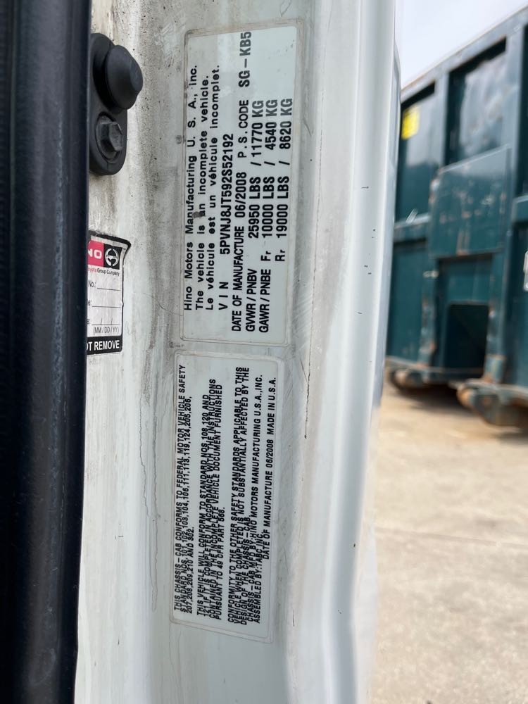 2009 Cab for Hino 268 (603-11268)
