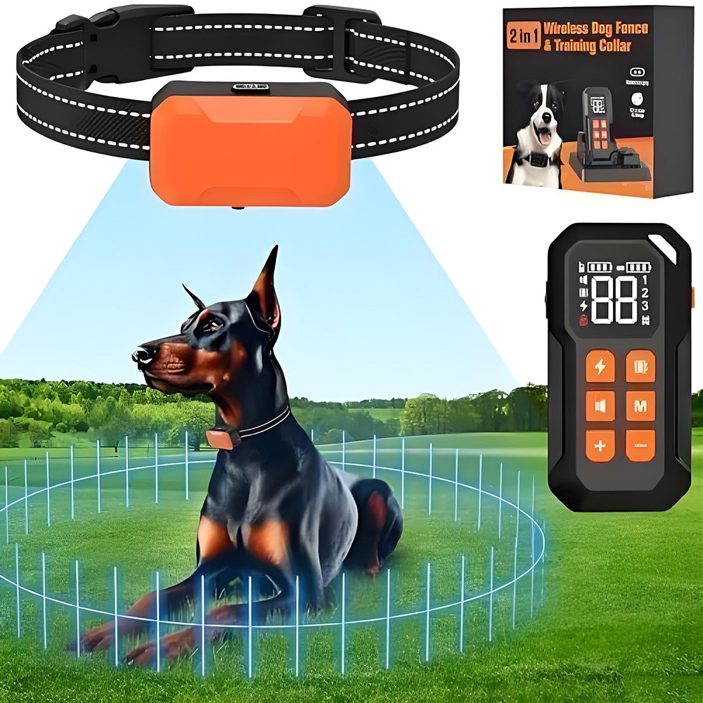 Dog Training Collar Rechargeable Remote Control Electric Pet Shock Waterproof US