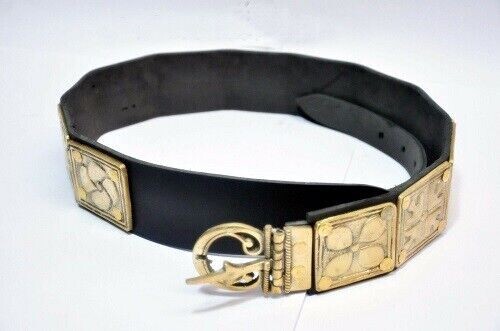 ROMAN LEGION APRON BELT W/BRASS ACCENTS ROMAN COLLECTIBLE ARMOR LEATHER BELT
