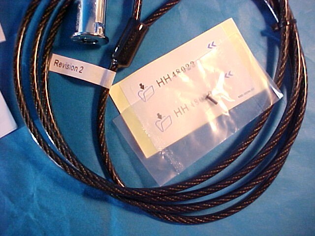 New HP Key Lock Docking Station Cable Lock 6 FOOT