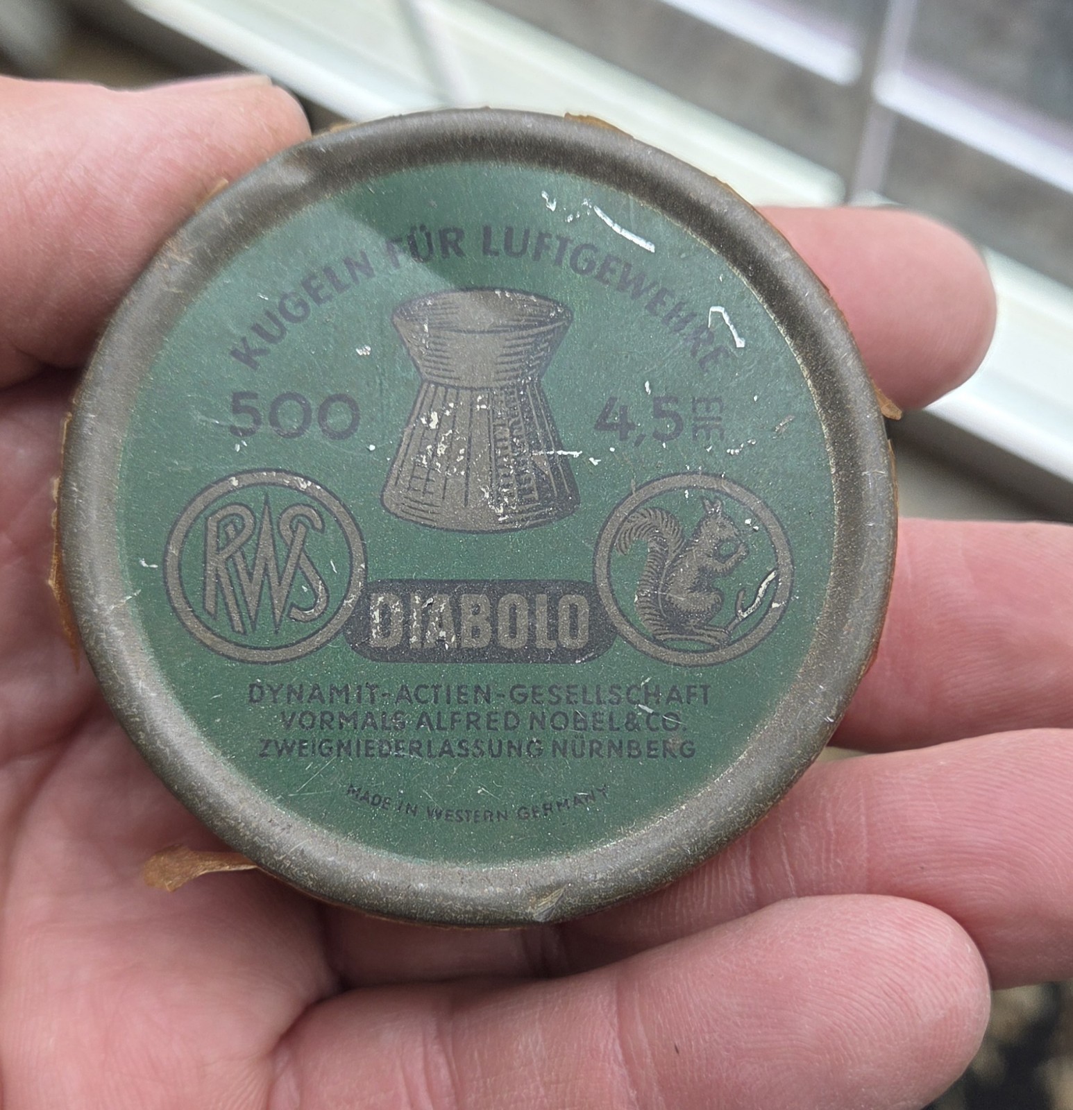 VINTAGE WESTERN GERMANY DIABOLO KUGEIN FUR LUFTGEWEHRE PELLET GUN PELLETS
