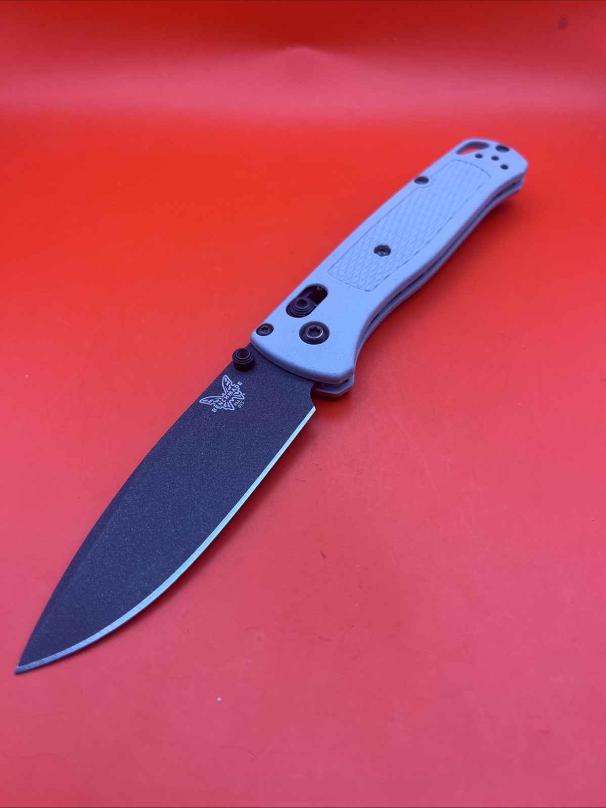 Benchmade 535BK-08 Bugout Storm Gray CPM-S30V 3.24" Plain Edge Pocket Knife