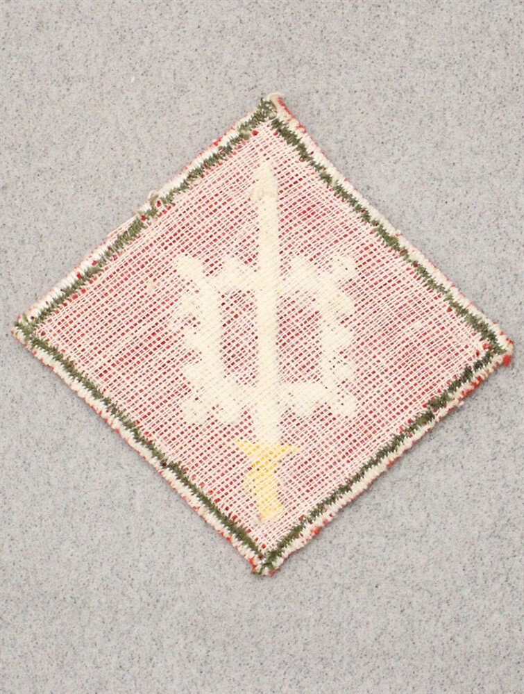 Army patch 5207: 18th Engineer Brigade - VN made, handsewn on twill
