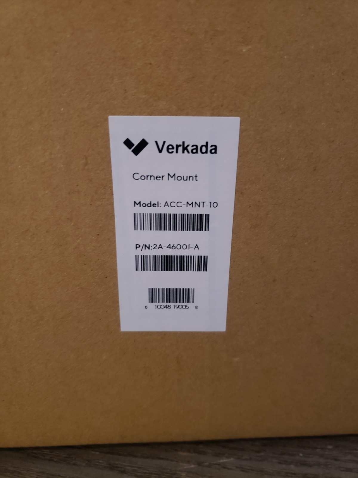 Verkada Corner Mount (ACC-MNT-10) - New