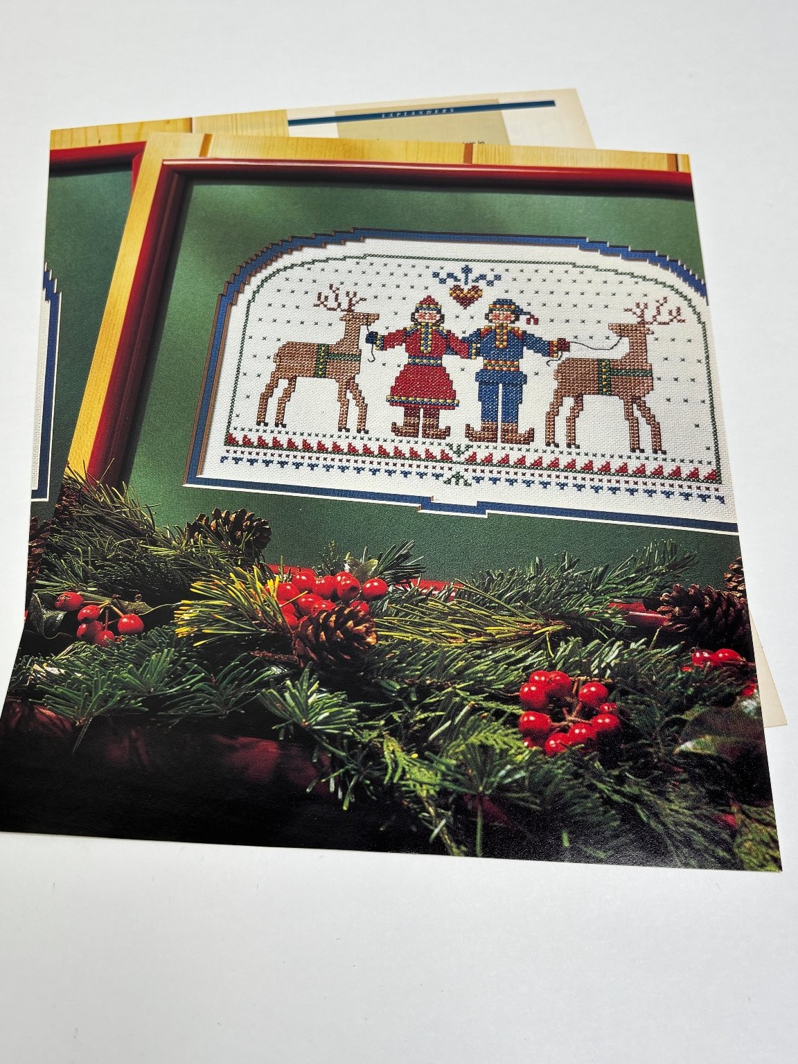 Laplanders Counted Cross Stitch Pattern Magazine Pages