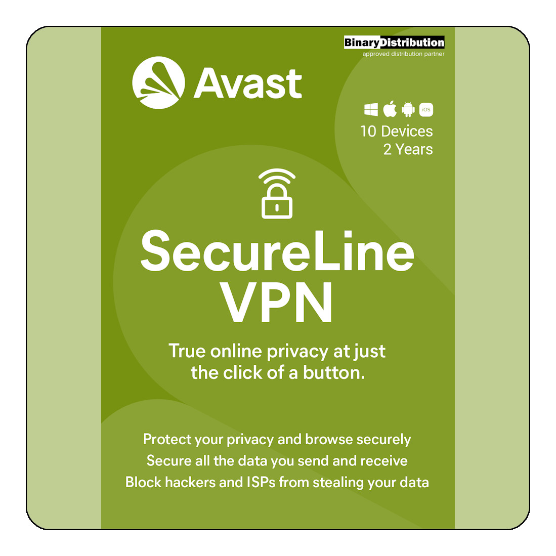 Avast SecureLine VPN 2026 - 10 Devices - 2 Years - Browse Privately [Download]