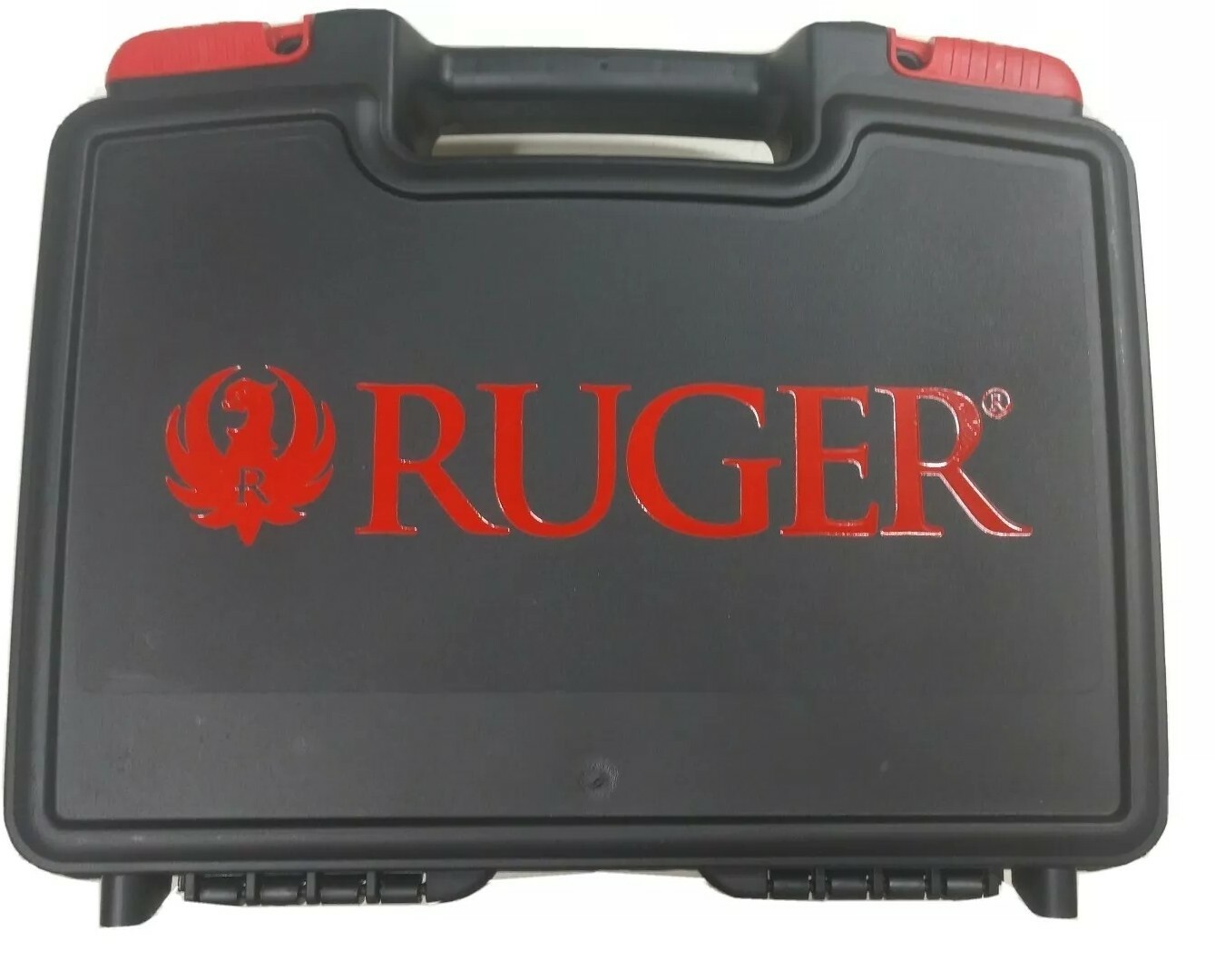Ruger Lockable Pistol Case Fits Most Pistols Hard Plastic w/ Foam 12 x 9 x 3.75
