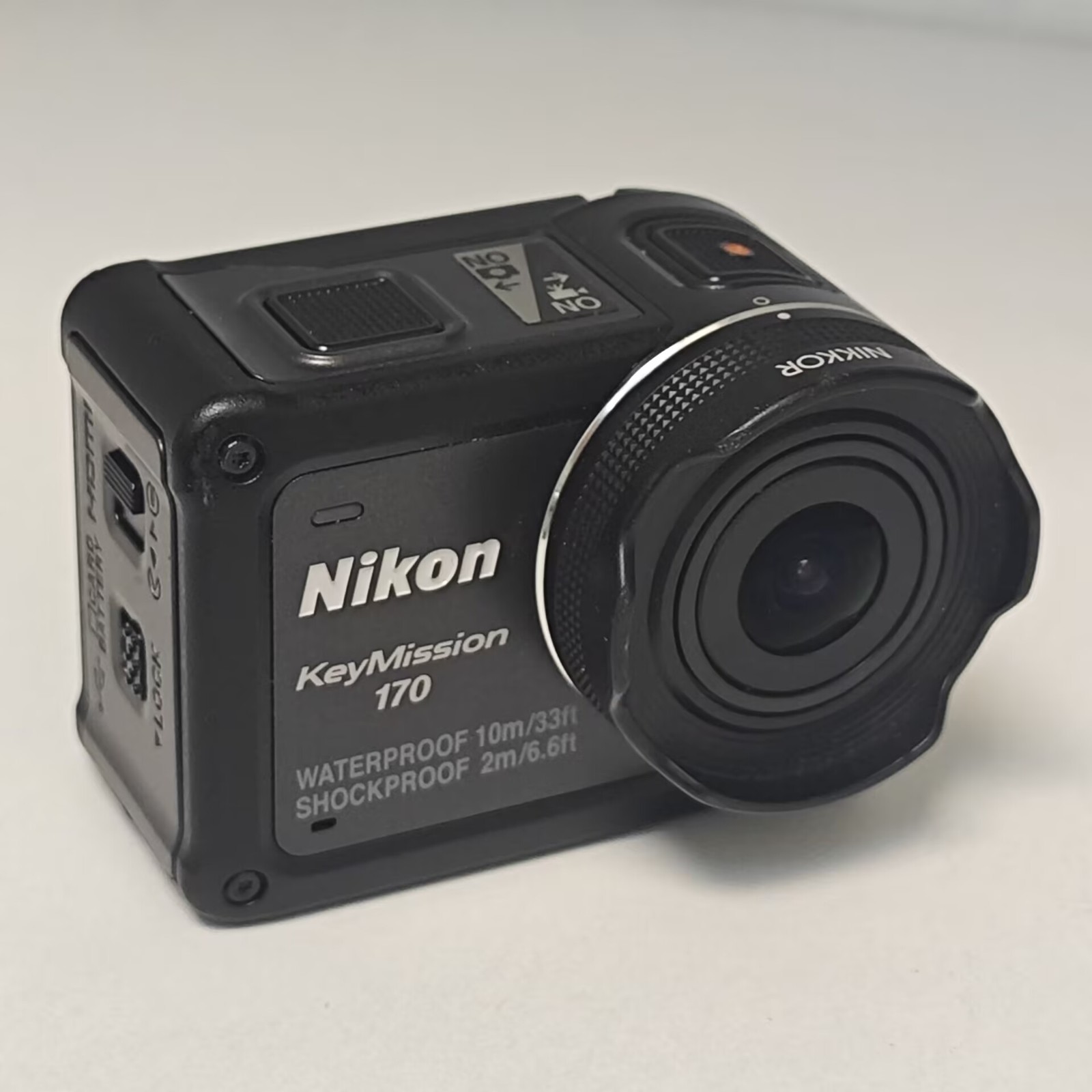 Nikon KeyMission 170 4K Action Camera - Excellent Condition 100% Working