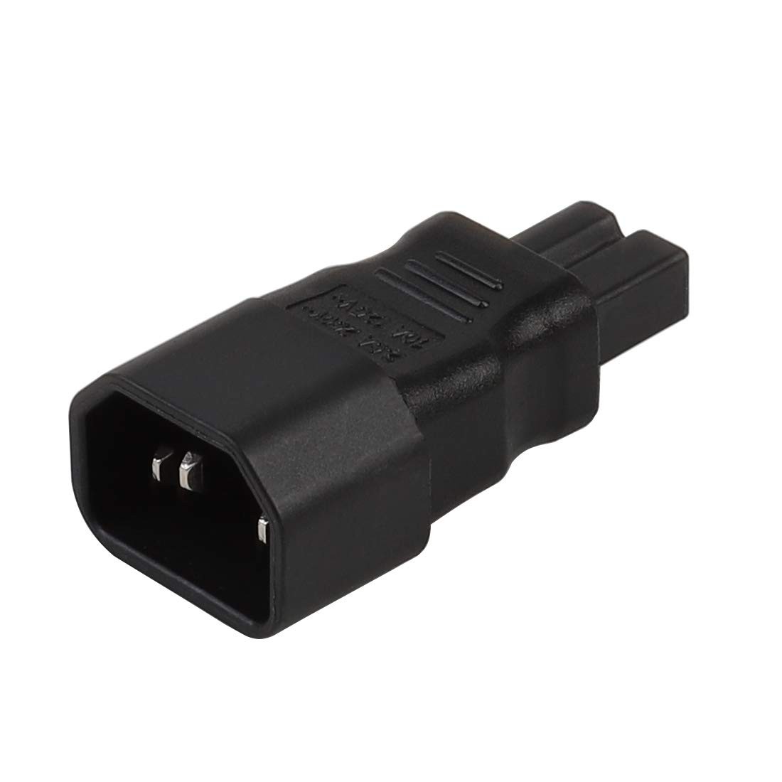 IEC C14 to Polarized C7 AC Power Adapter, IEC 3-Prong Male to Figure 8 Female...