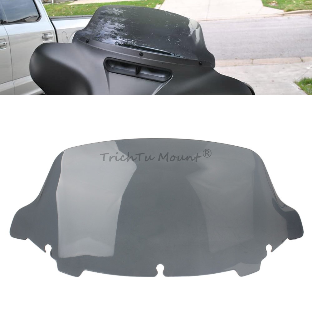 10.5" Smoke Windshield For Harley Electra Glide Ultra Limited FLHTK 2014-2025 US