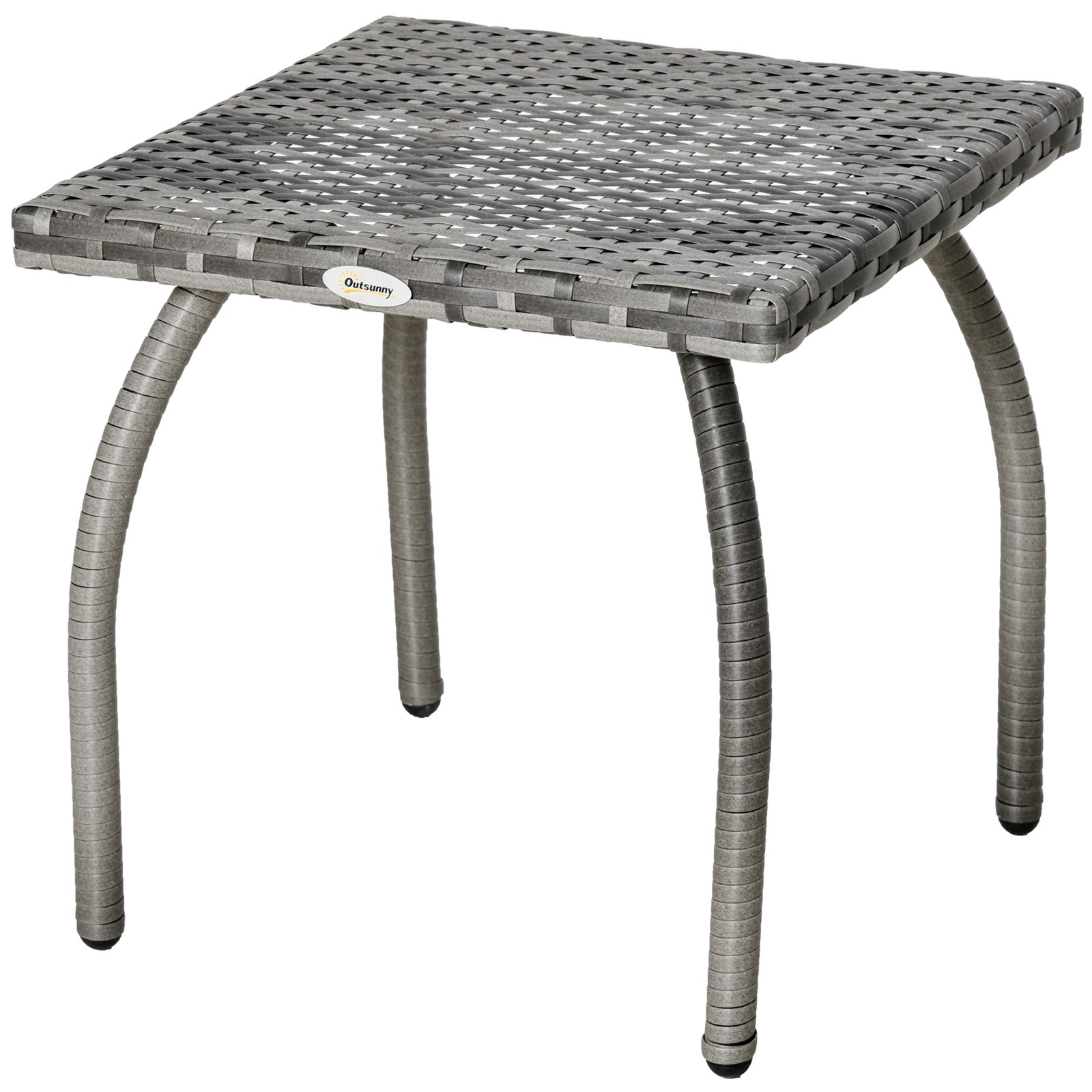 Outdoor Patio Rattan Coffee Side Table Furniture for Garden or Balcony