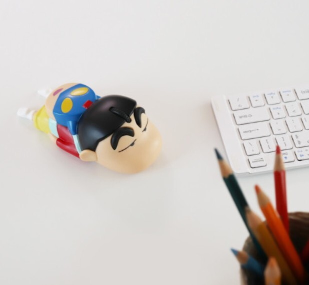 CRAYON SHINCHAN genuine Figure Wireless Mouse-BulK Package
