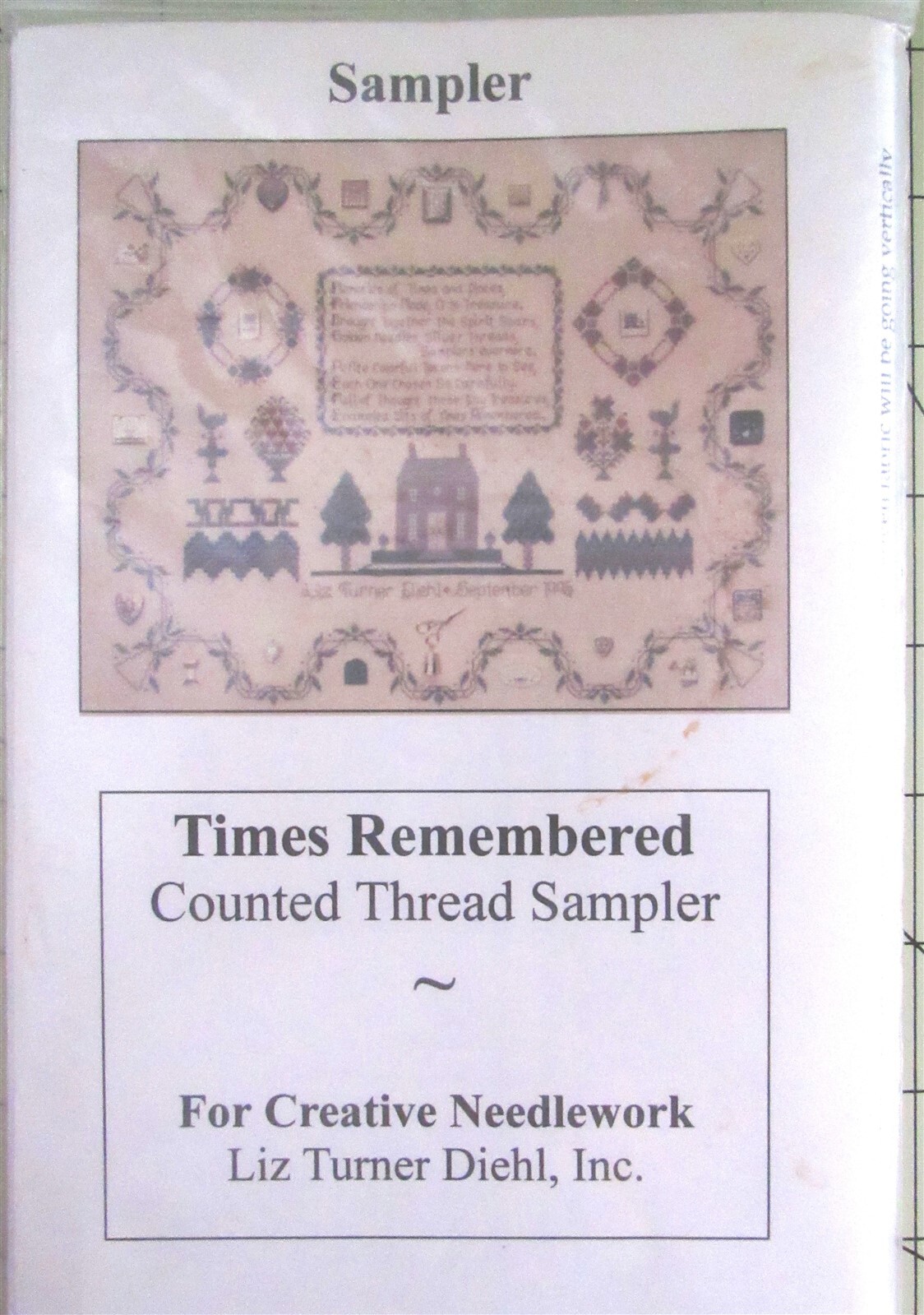 "Sampler - Times Remembered" Cross Stitch Pattern by Creative Needlework