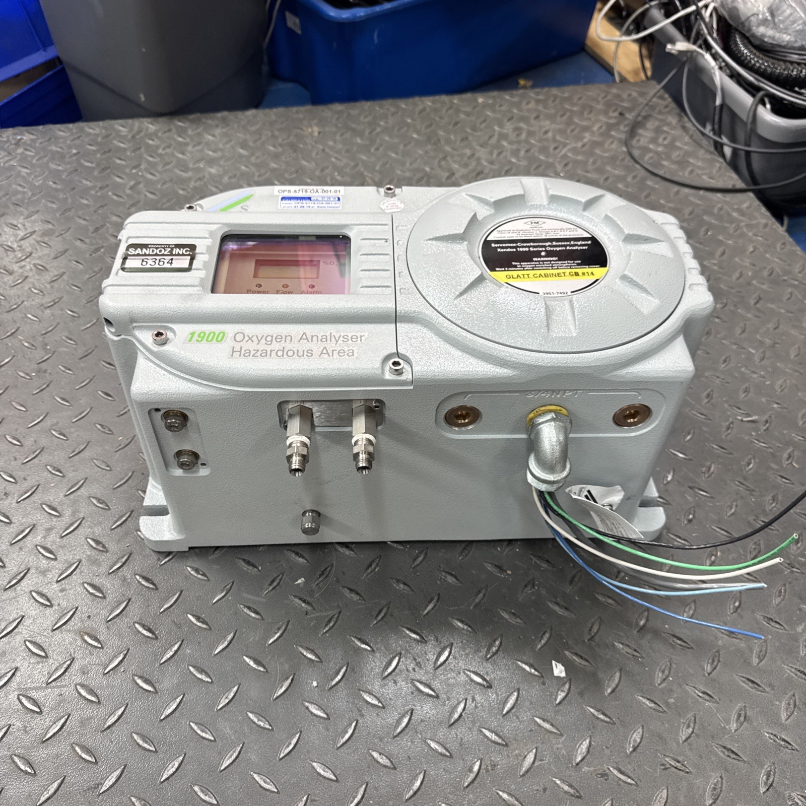 SERVOMEX XENDOS 1900 OXYGEN ANALYSER, 01900B1V02/3747