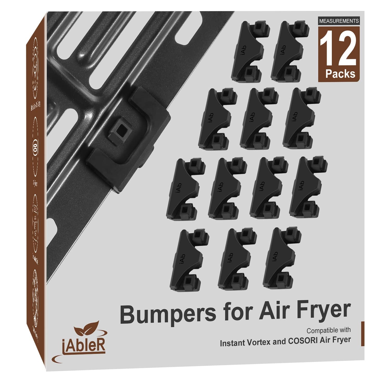 Original Air Fryer Tray Bumpers for Instant vortex-bumper-12Pcs