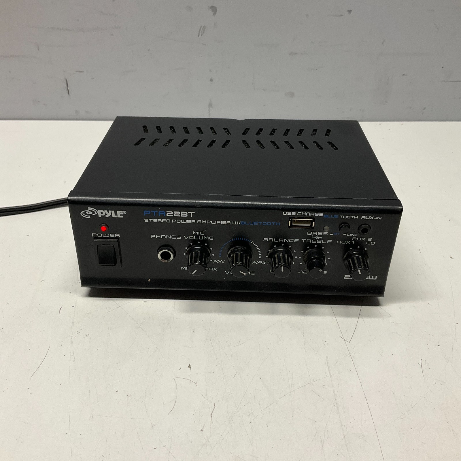 Pyle PTA22BT Stereo Power Amplifier W/Bluetooth Tested and Working