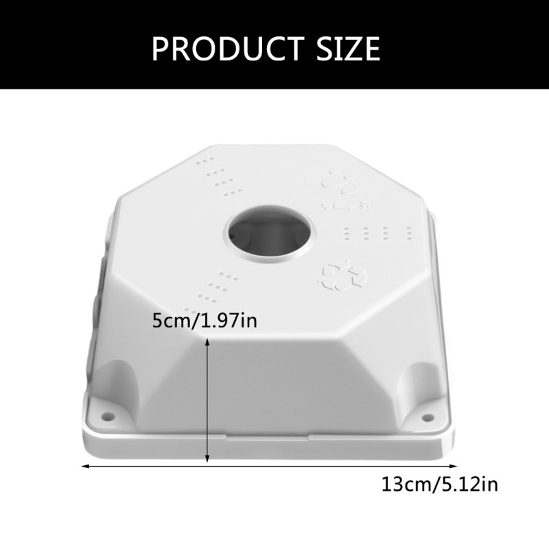 Waterproof Junction Box for Camera Camera Mount Bracket Support Long-Terms Use