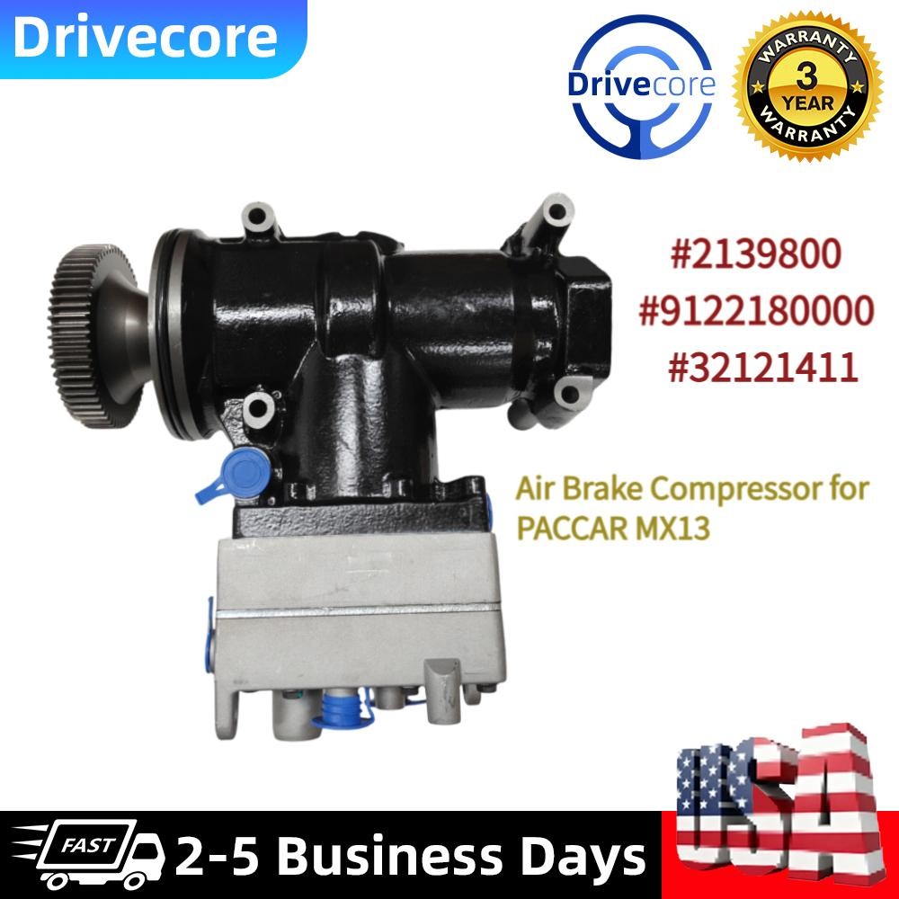 For PACCAR MX13 Air Brake Compressor with Gear 2139800 2121411 9122180000