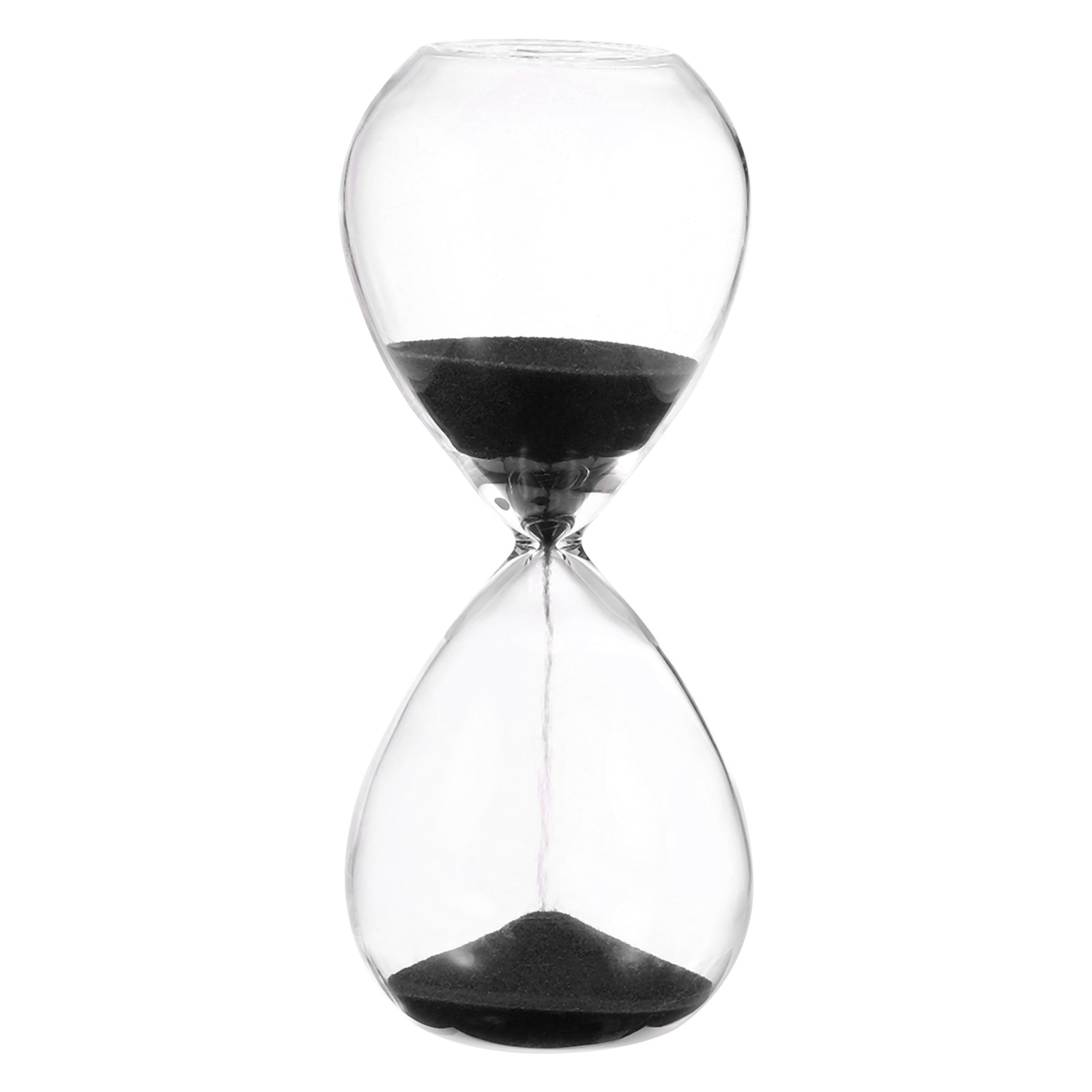 5 Minutes Sand Timer, Watch High Glass Sandglass Timer, Black
