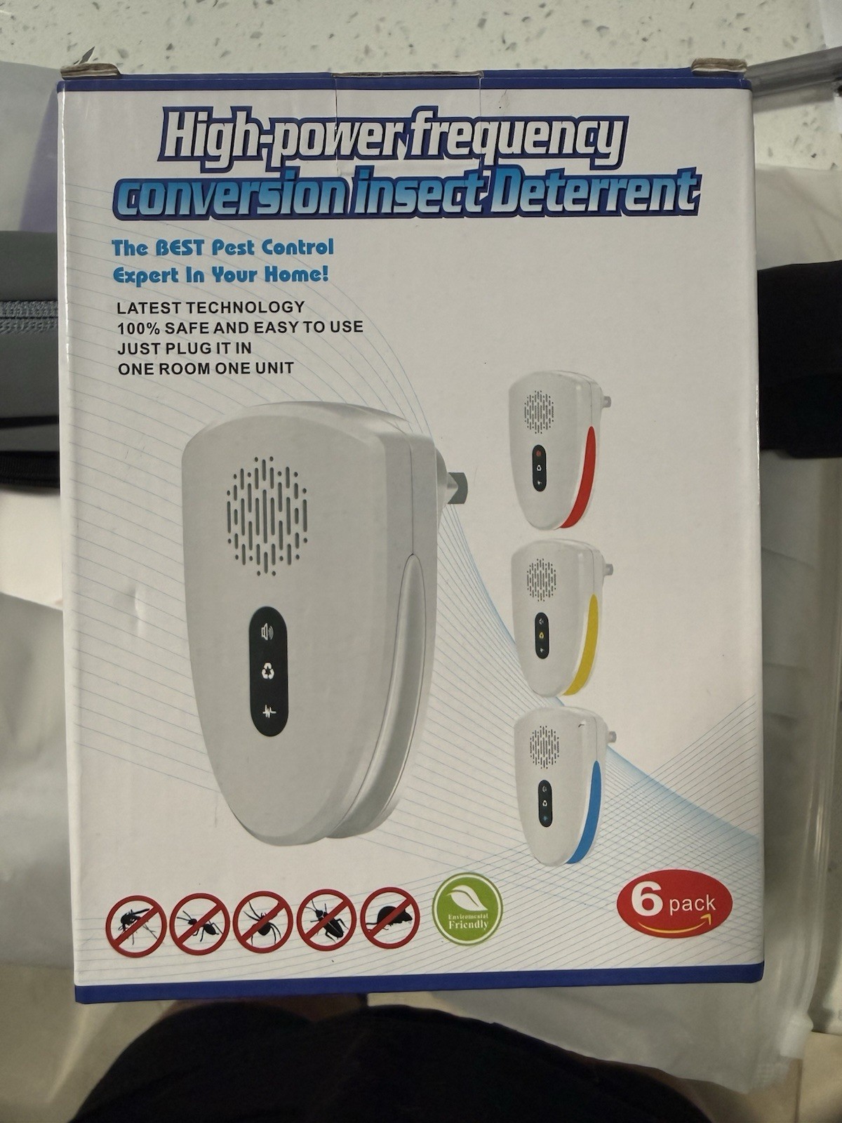 2026 Upgraded 6 Pack Ultrasonic Pest Control Repeller, Mouse insect Repellent