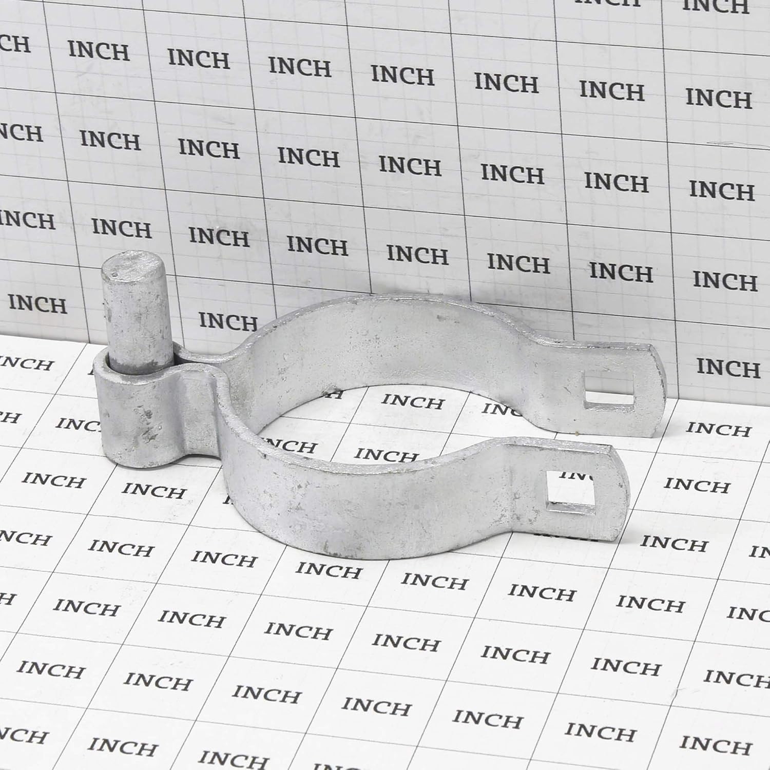 Secure 3" Chain Link Gate Hinges - Heavy-Duty Steel with Mounting Hardware