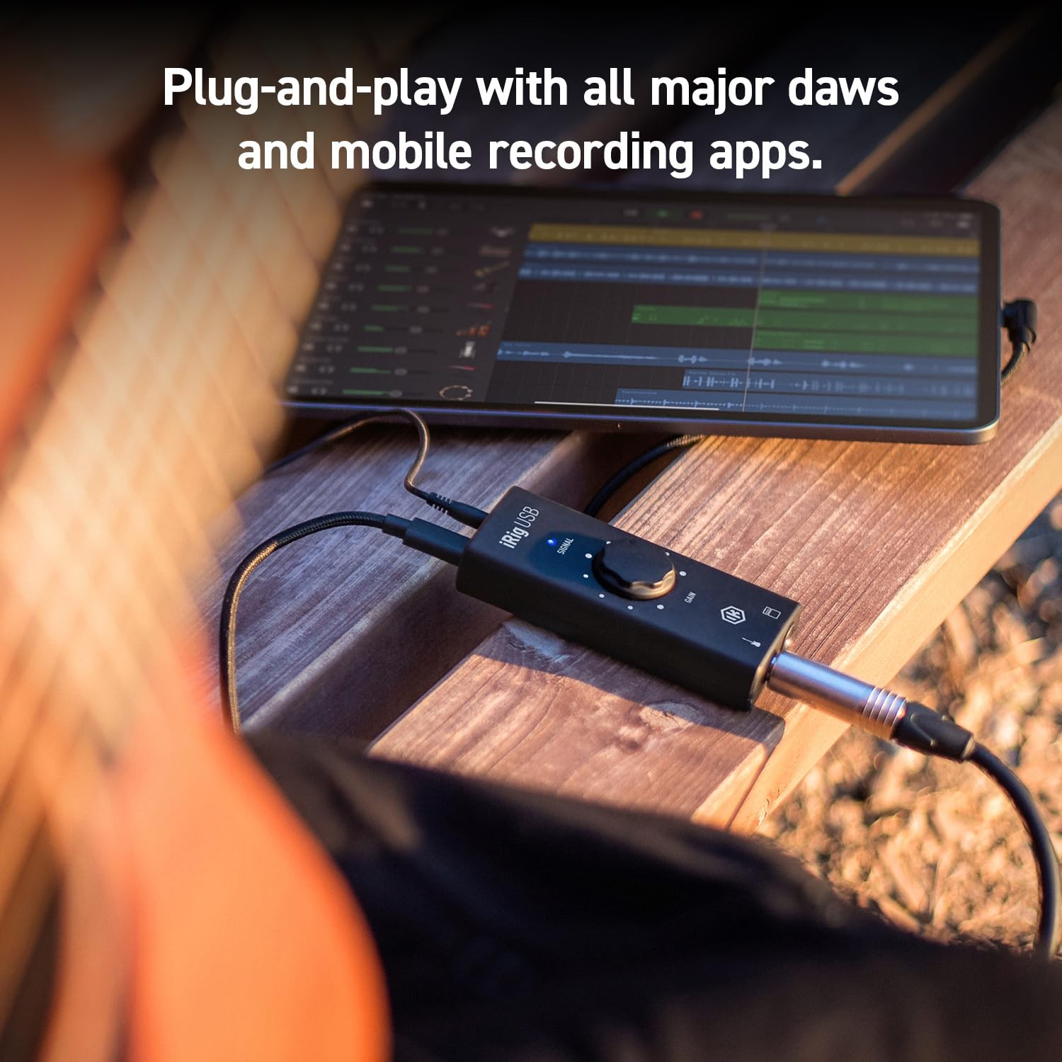 IK Multimedia iRig USB Guitar Audio Interface - 24-bit 48 kHz Music...