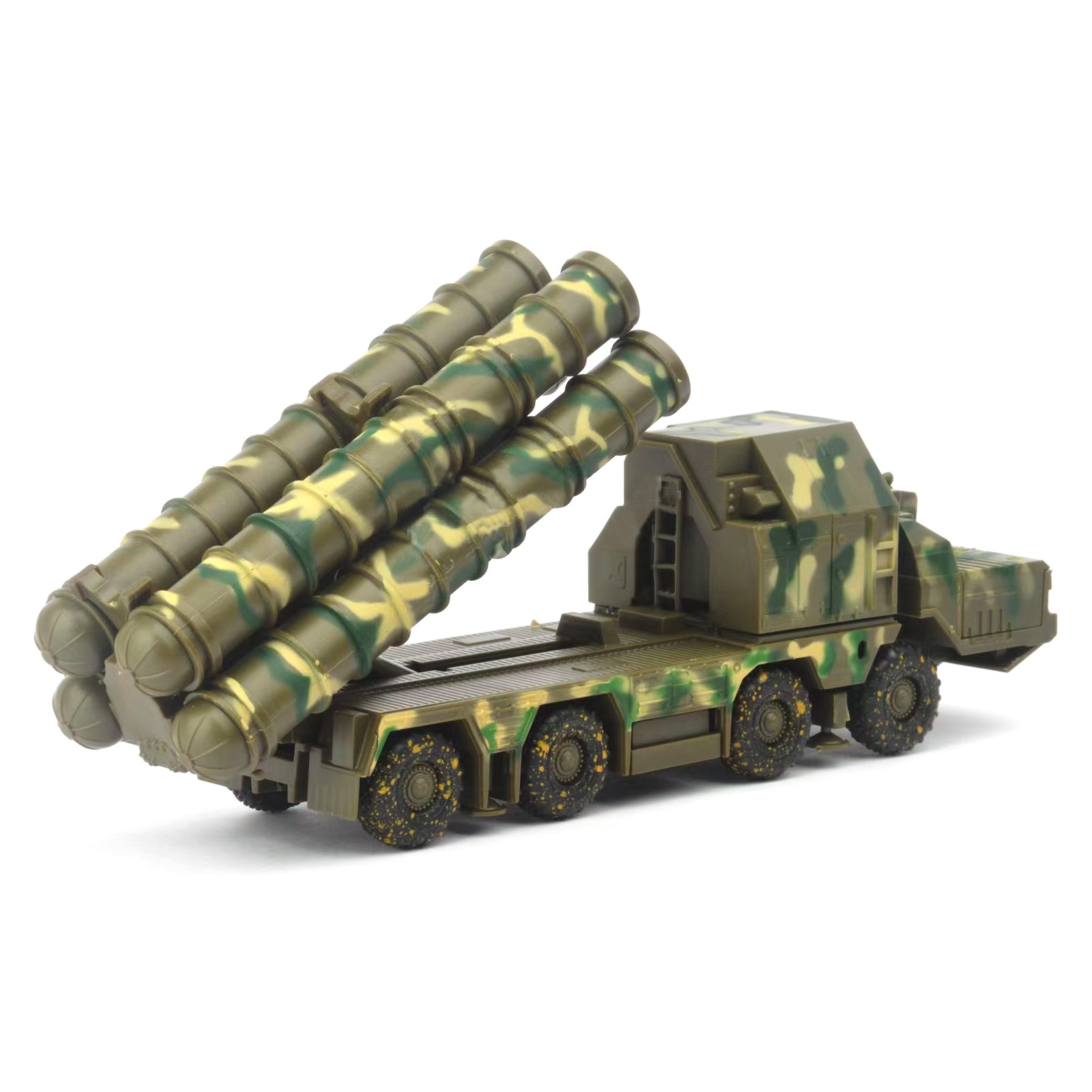 DIY Plastic Russian S-300 Missile Launcher Vehicle Model Military Ornaments 1:72