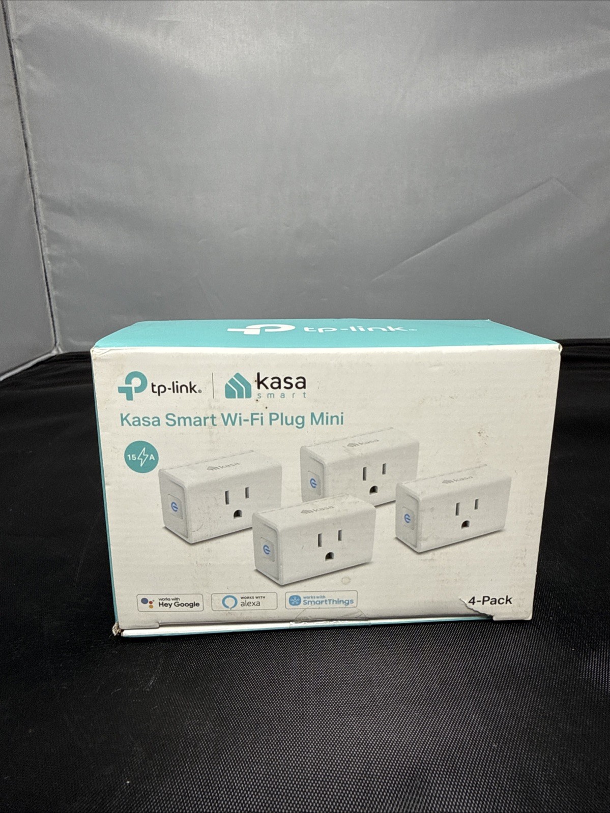 4-Pack Smart Plug Mini 15A, Smart Home Wi-Fi Outlet,  White
