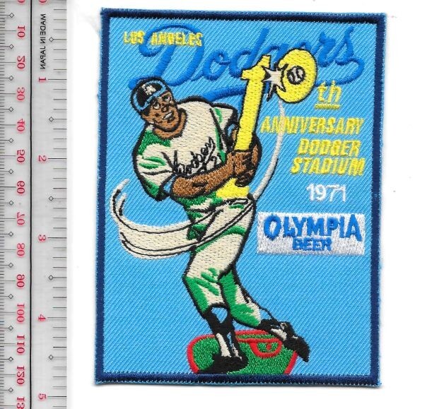 Baseball LA Dodgers  Olympia Beer Dodger Stadium NAtaional League 1971 NO TARIFF