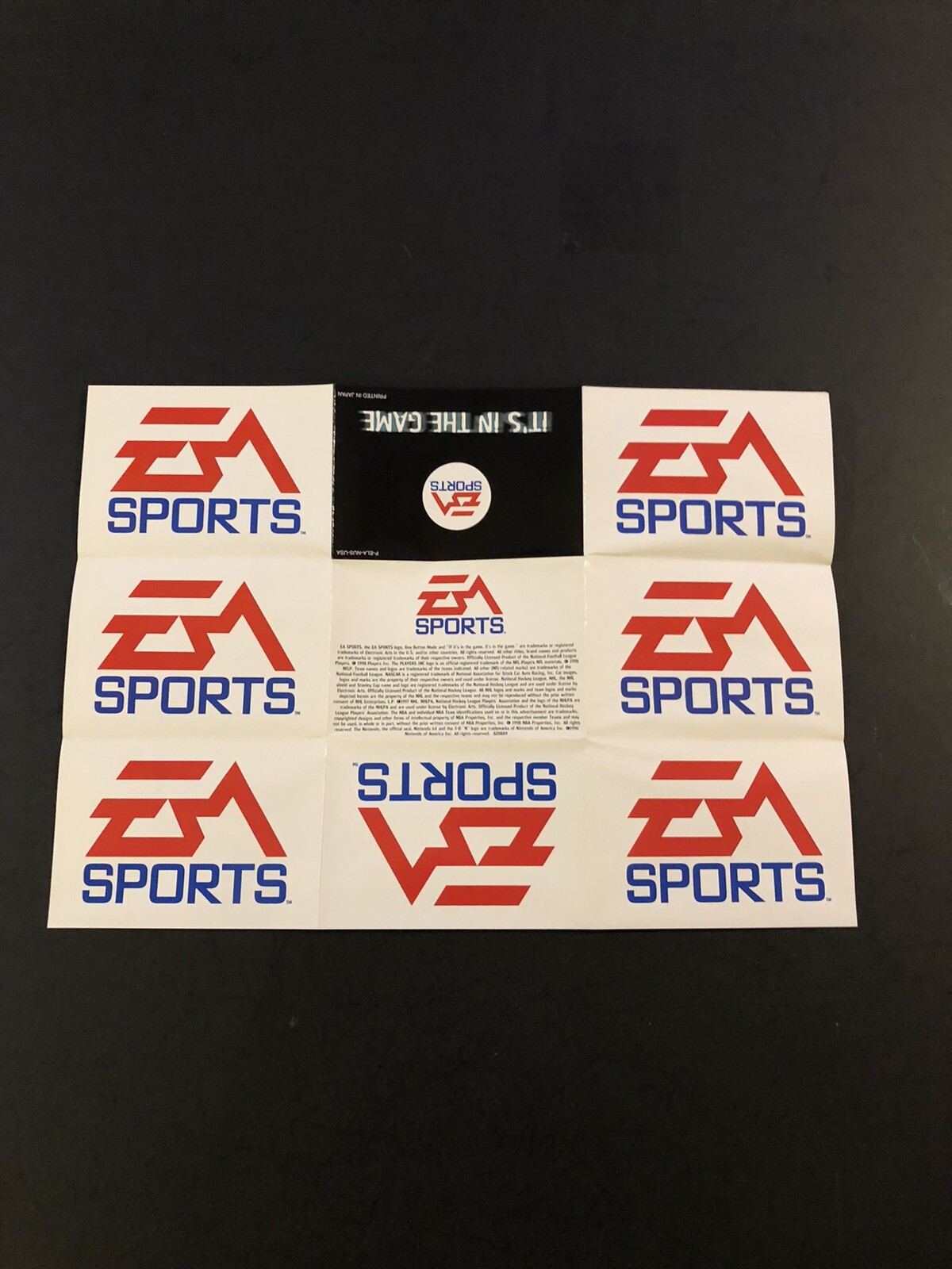 Electronic Arts EA Sports Nintendo N64 Insert
