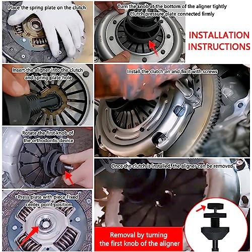 Clutch Alignment Tool,Universal Car Alignment Tool Kit for Most Cars and