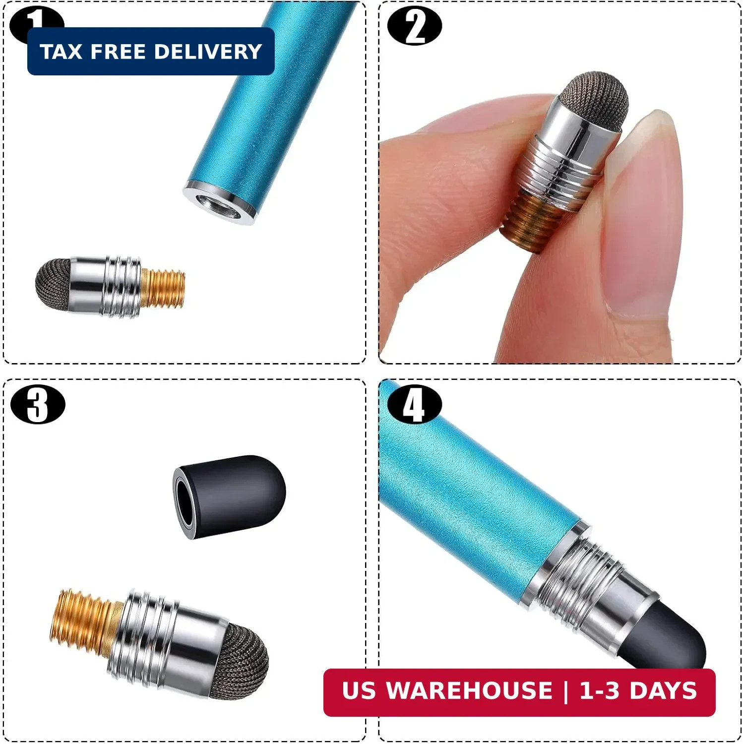 30 Pieces Replacement Stylus Tips Conductive touch screen Pens Tips Capacitive S