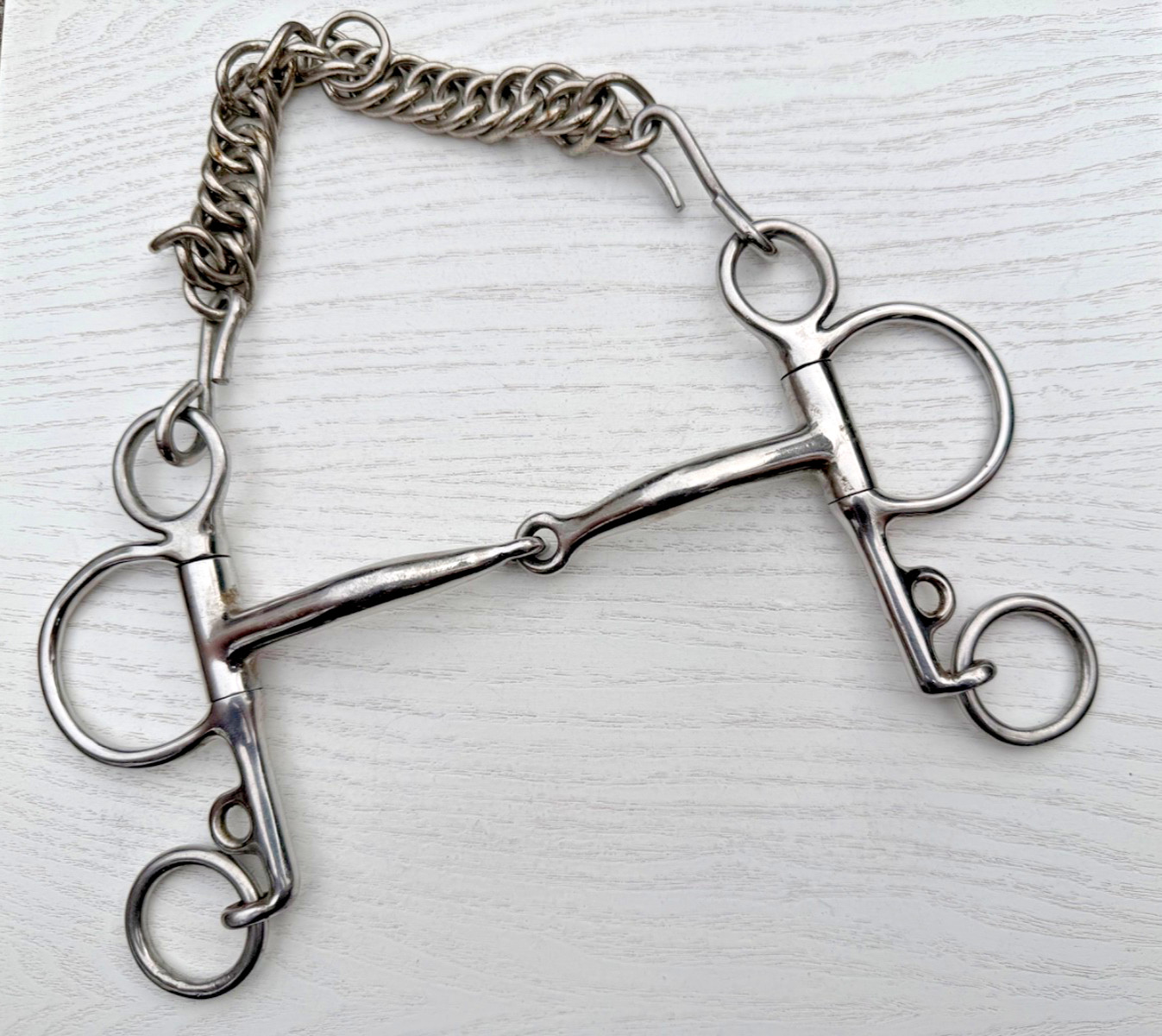MYLERS Pelham Horse Bit HIGH QUALITY Stainless Steel 5-1/2" Copper Inlay Mouth