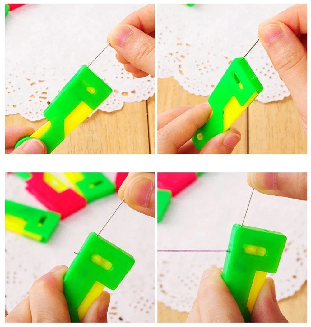 10-Pack Automatic Needle Threaders – Easy Thread Guide Tool for Elderly & Sewing