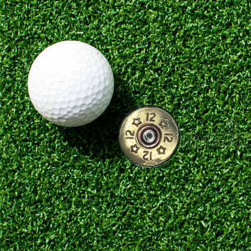 Shotgun Shell Golf Ball Marker - Golfing, Outdoor and Indoor Sports, 12 gauge